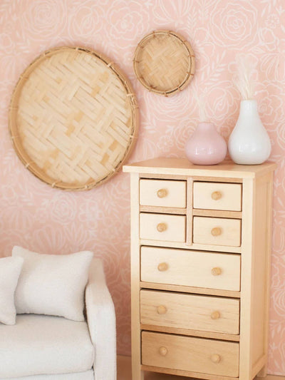 Dollhouse Vase Set | Pink + White