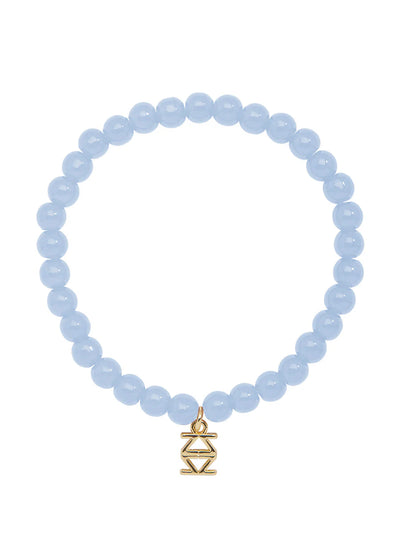 Small Glass Bead Stretch Bracelet  (Various Colors)