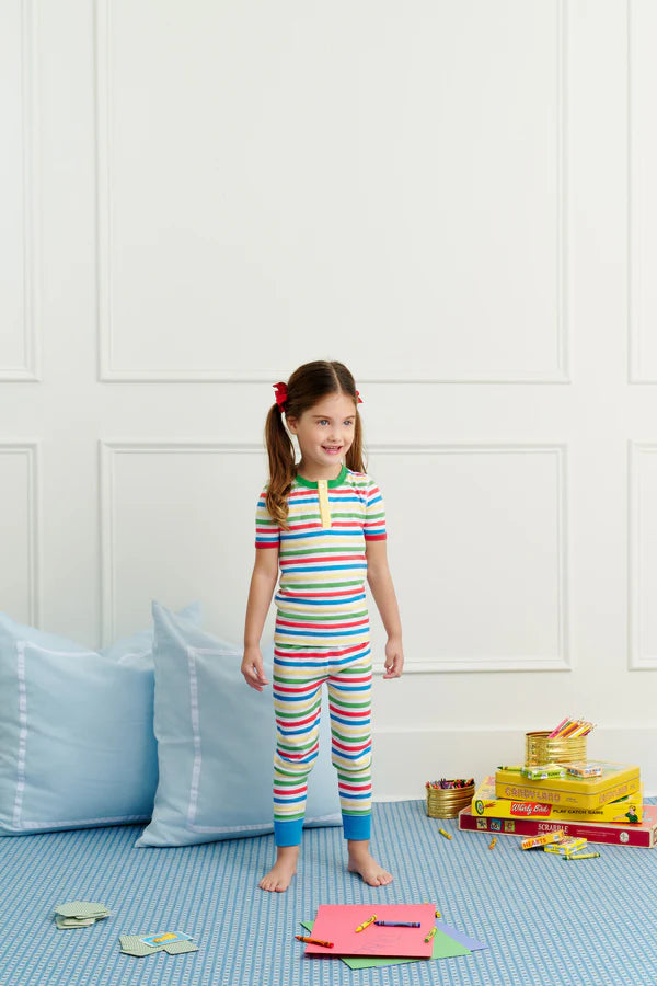 Sutton's Short Sleeve Set Portland Sea Life Stripe