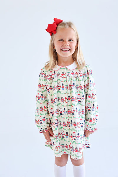 LS Tabitha's Teacher's Pet Dress Toying Around, Worth Ave White, Richmond Red