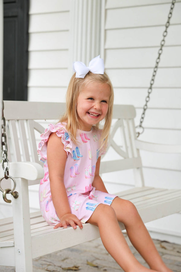 Ruehling Ruffle Dress Cute to Boot