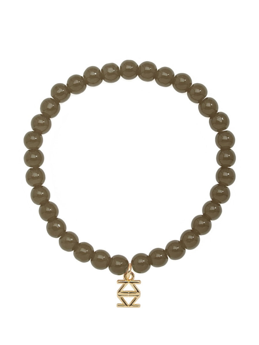 Small Glass Bead Stretch Bracelet  (Various Colors)