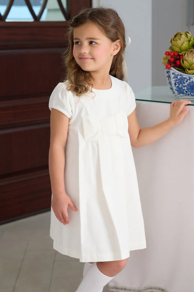 Darcy Dress Velveteen Palmetto Pearl