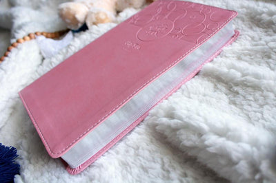 Baby Gift Bible Pink Keepsake Edition