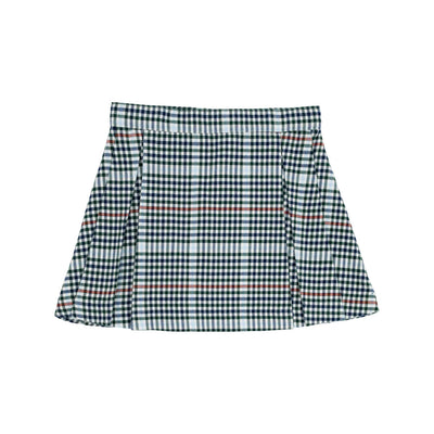Parson Pleated Skirt Highgate Houndstooth
