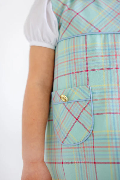 Jill Jumper Twill Woodley Park Plaid & Barrington Blue
