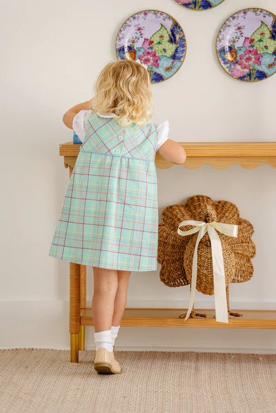 Jill Jumper Twill Woodley Park Plaid & Barrington Blue