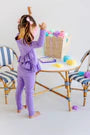 LS Quilted  Love You Back Top Palisades Purple