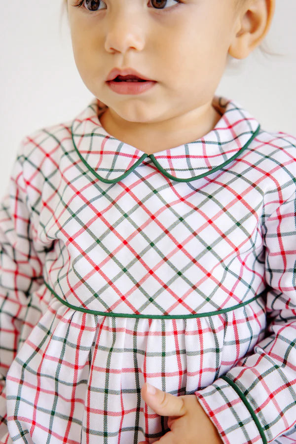 LS Bradford Bubble Woven Yarn Old Town Tattersall, Grier Green