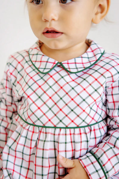 LS Bradford Bubble Woven Yarn Old Town Tattersall, Grier Green