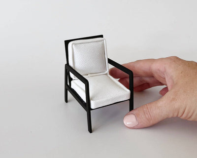 Modern Dollhouse Armchair: Petal