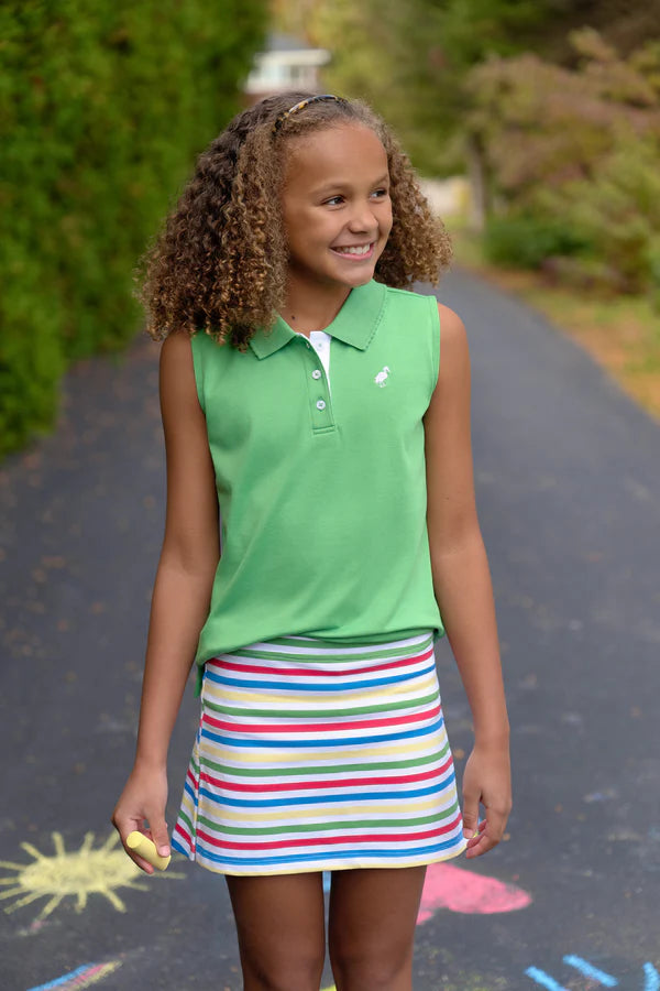 Sleeveless Anna Price Polo Gibson Island Green WAW