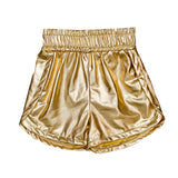 Gold Metallic Shorts