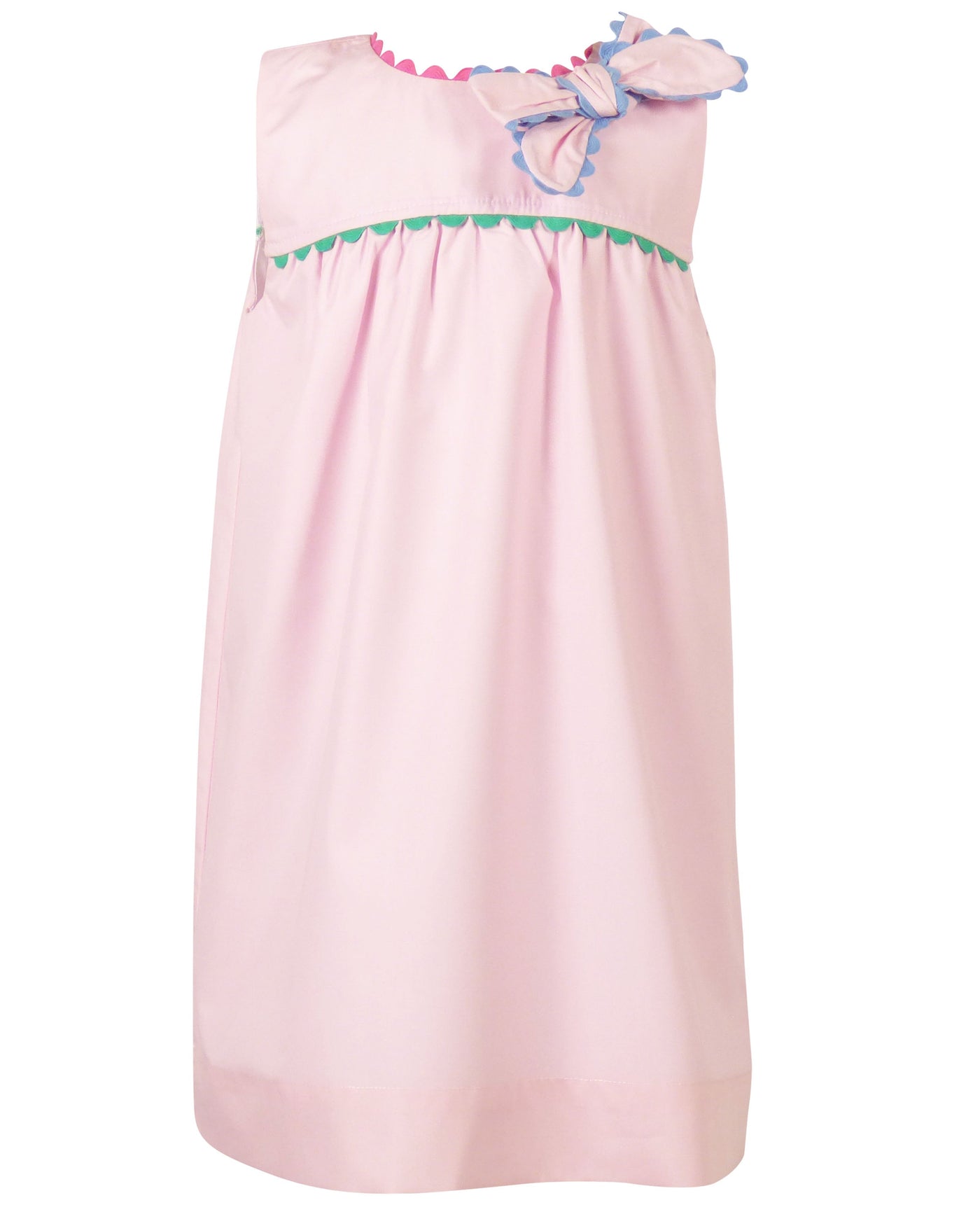 Annie Bow Dress Pink