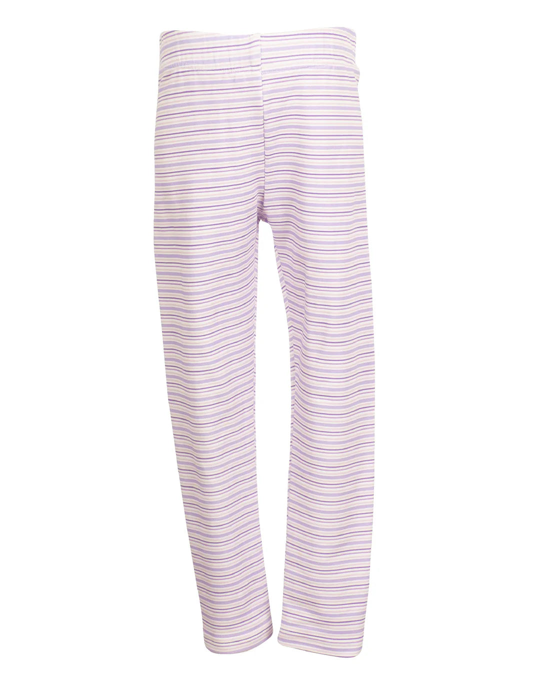 Lavender Maddison Top & Purple Stripe Leggings Set