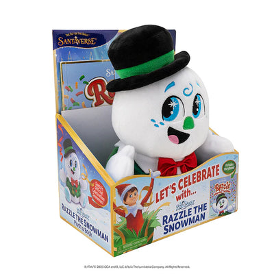 SnoStax Razzle the Snowman Plush and Book