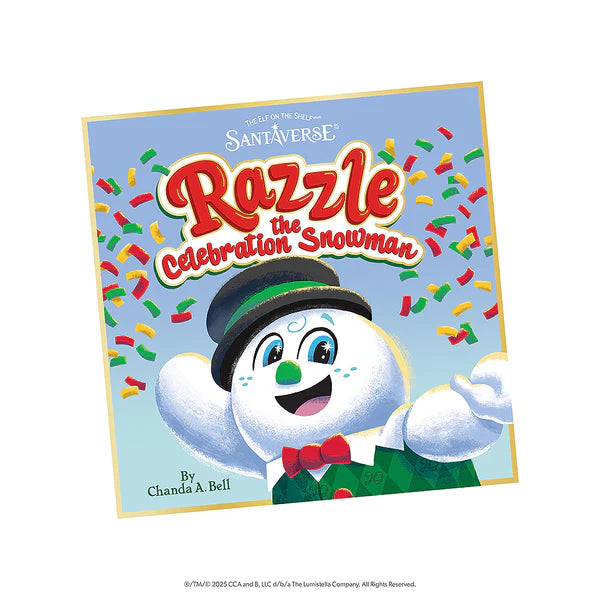 SnoStax Razzle the Snowman Plush and Book