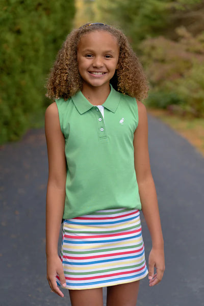 Sleeveless Anna Price Polo Gibson Island Green WAW
