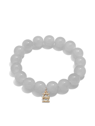 Glass Bead Stretch Bracelet - Various Colors