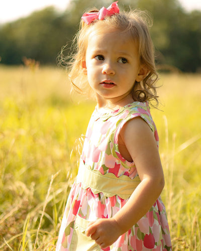 Amalie Dress Field of Pink