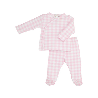 Cameron Cross Front Set Palm Beach Pink Gingham