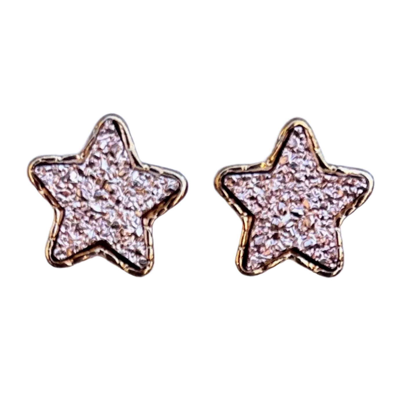 Pink & Gold Rockstar Earrings