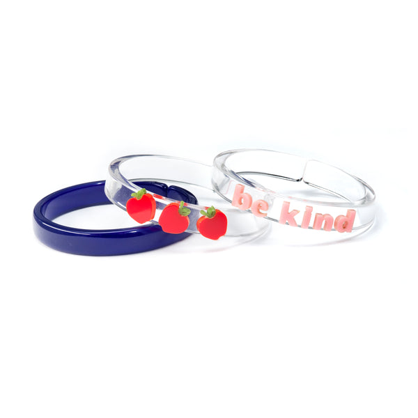 Apple Be Kind Bangles