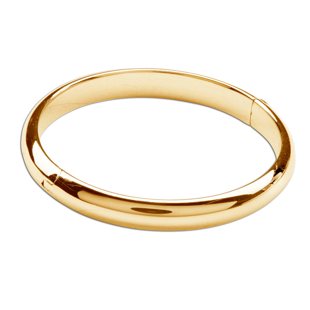 Gold Classic Bangle – The Sugarplum Tree