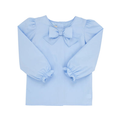 Beatrice Bow Blouse Beale Street Blue