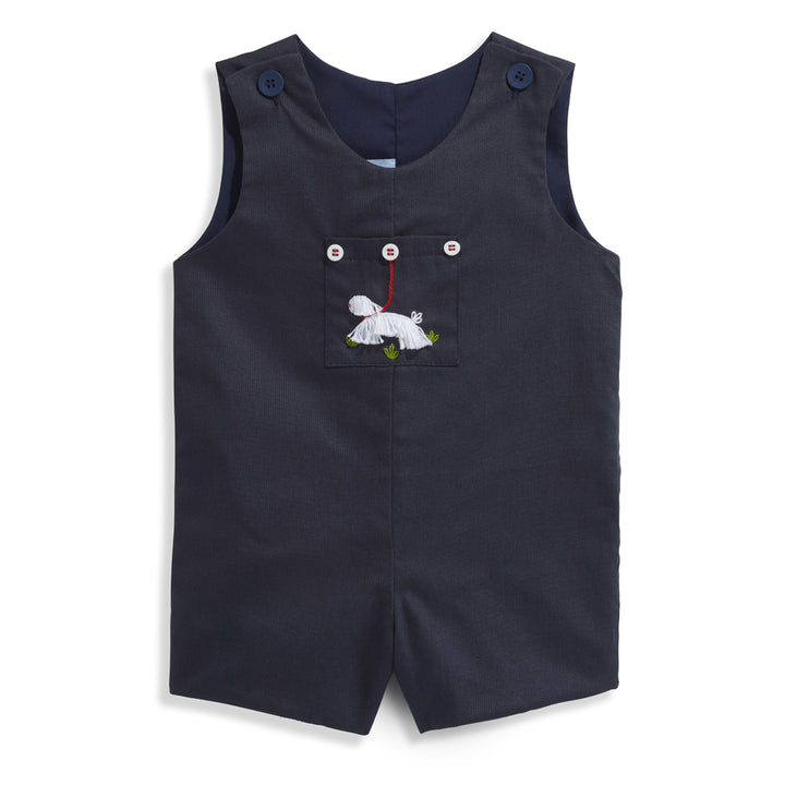 Embroidered Sheepdog Romper