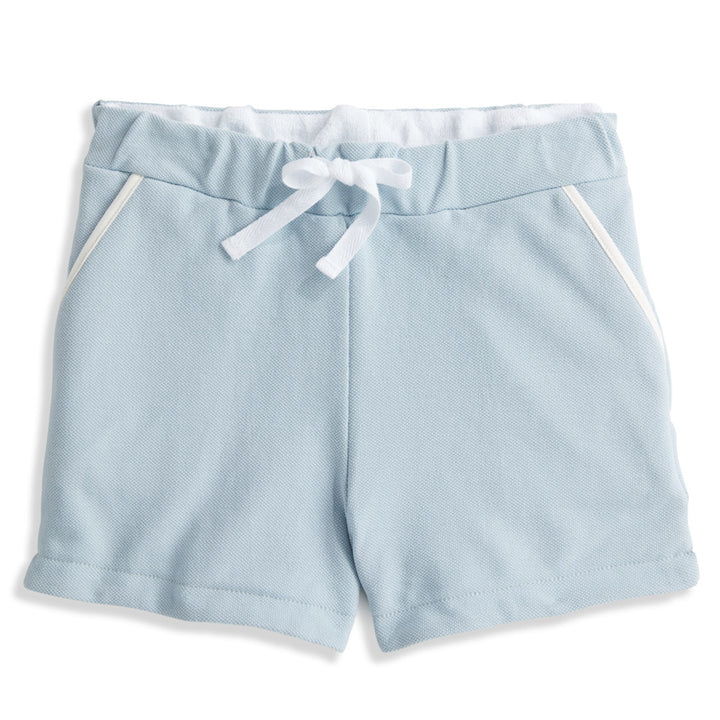 Pique Nash Short Moody Blue with Ivory