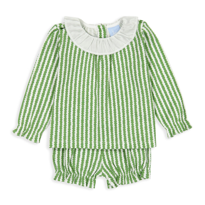 Pima Polly Bloomer Set Green Dorothy Dot