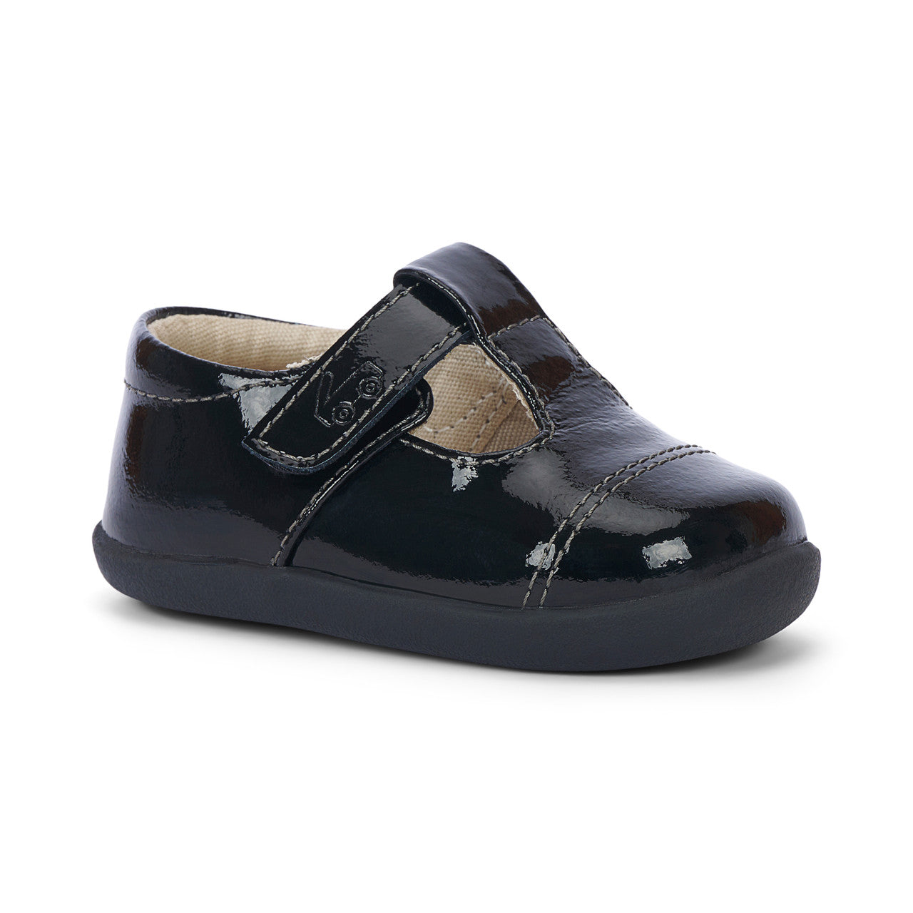 Bianca Mini (First Walker) Black Patent