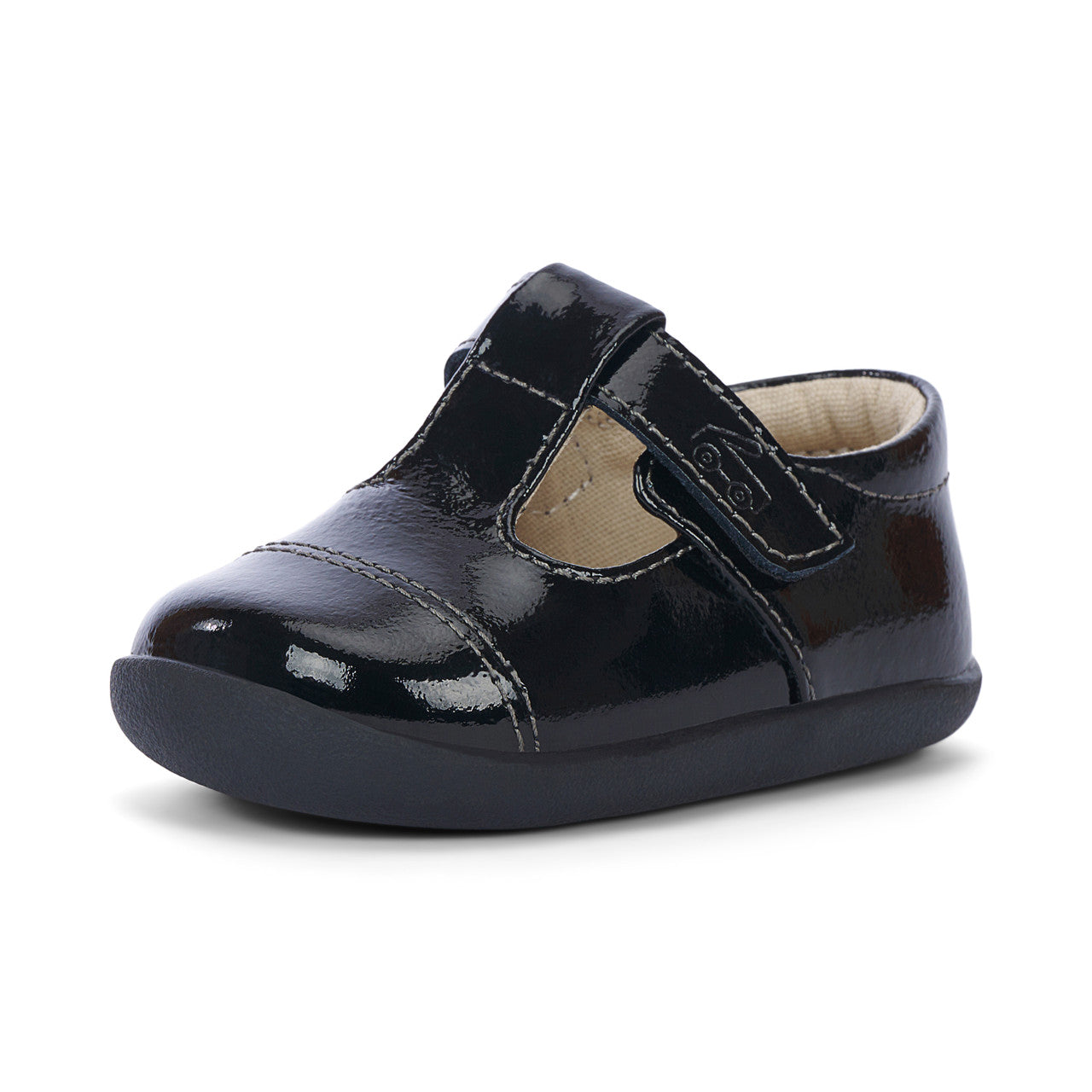 Bianca Mini (First Walker) Black Patent