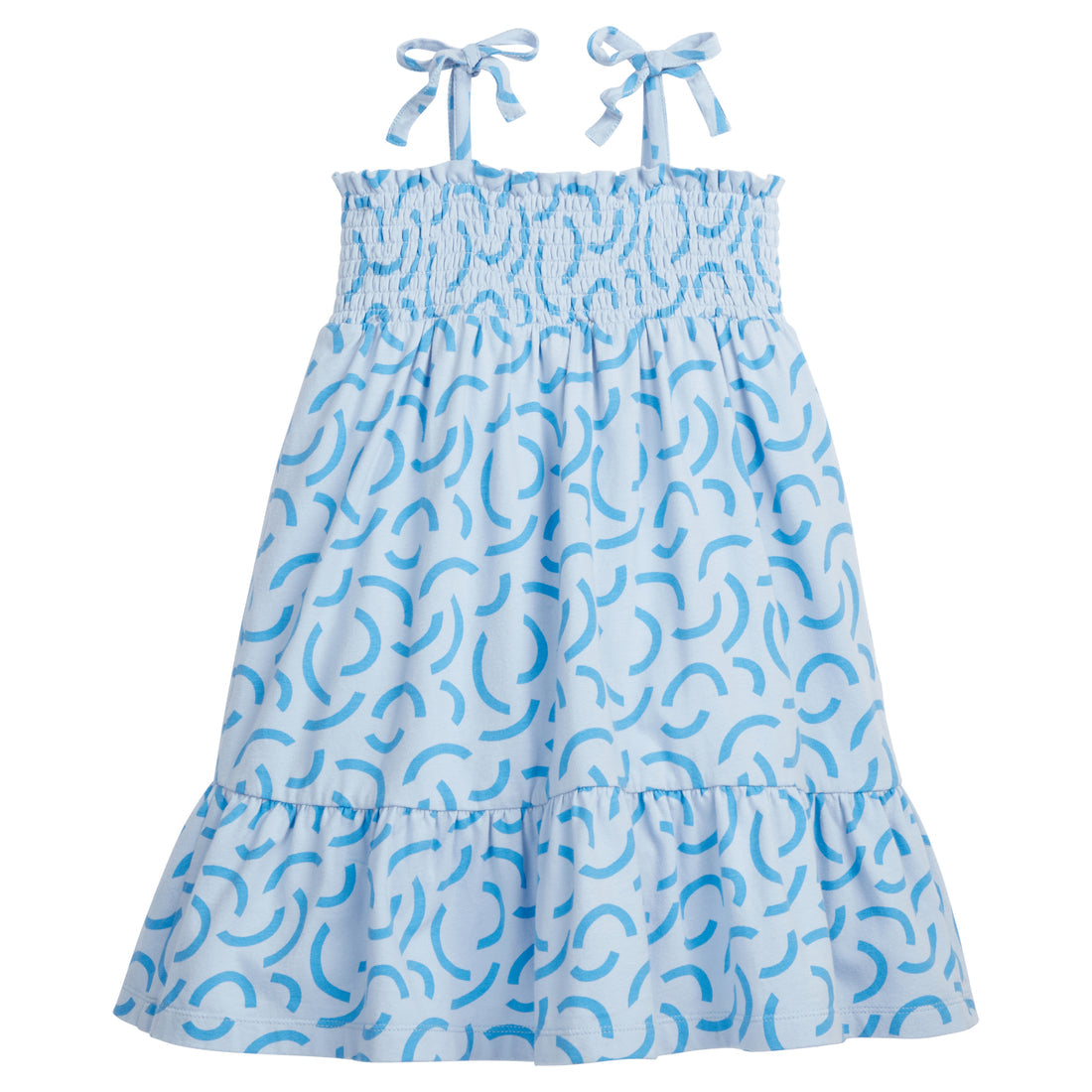 Lucy Dress Blue Ripple