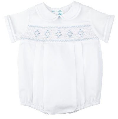 Smocked Embroidered Diamond Creeper 2 Options