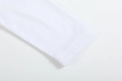White Cotton Santa Collared Shirt