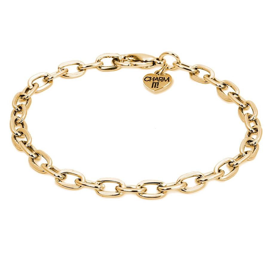 Charm It! Gold Chain Bracelet