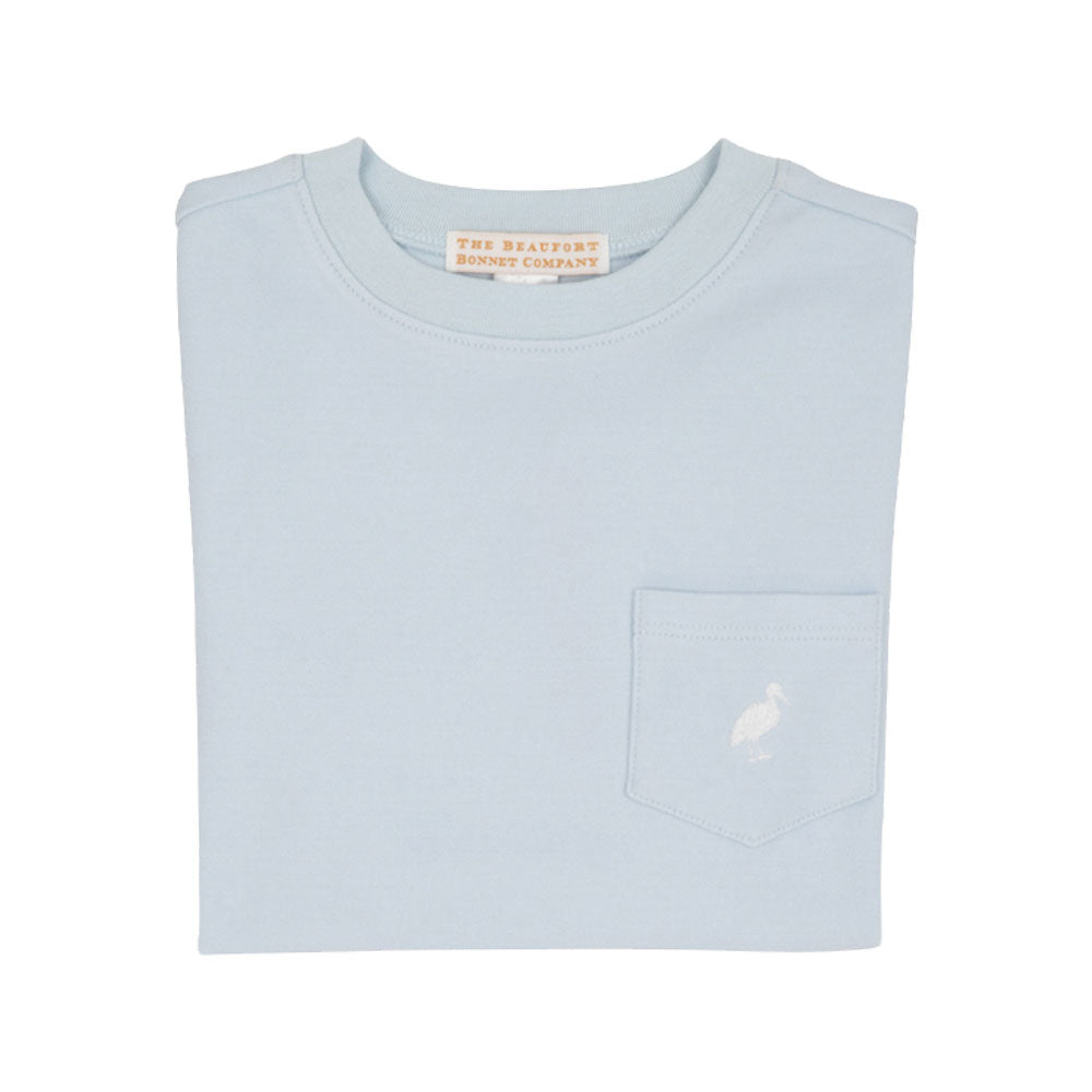 Carter Pocket Crewneck Buck Blue WAW