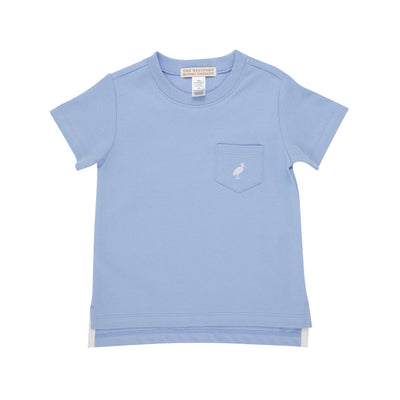 Carter Pocket Crewneck Barbados Blue WAW