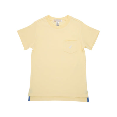 Carter Crewneck Pocket and Stork Bellport Butter Yellow WAW