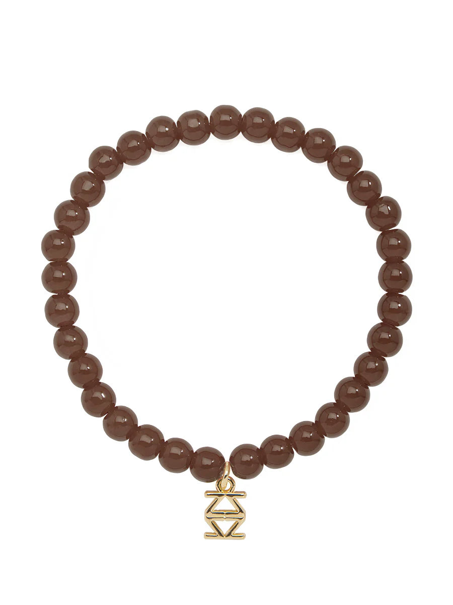 Small Glass Bead Stretch Bracelet  (Various Colors)