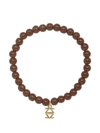 Small Glass Bead Stretch Bracelet  (Various Colors)