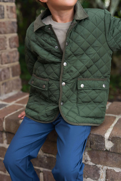 Derby Quilted Jacket Green