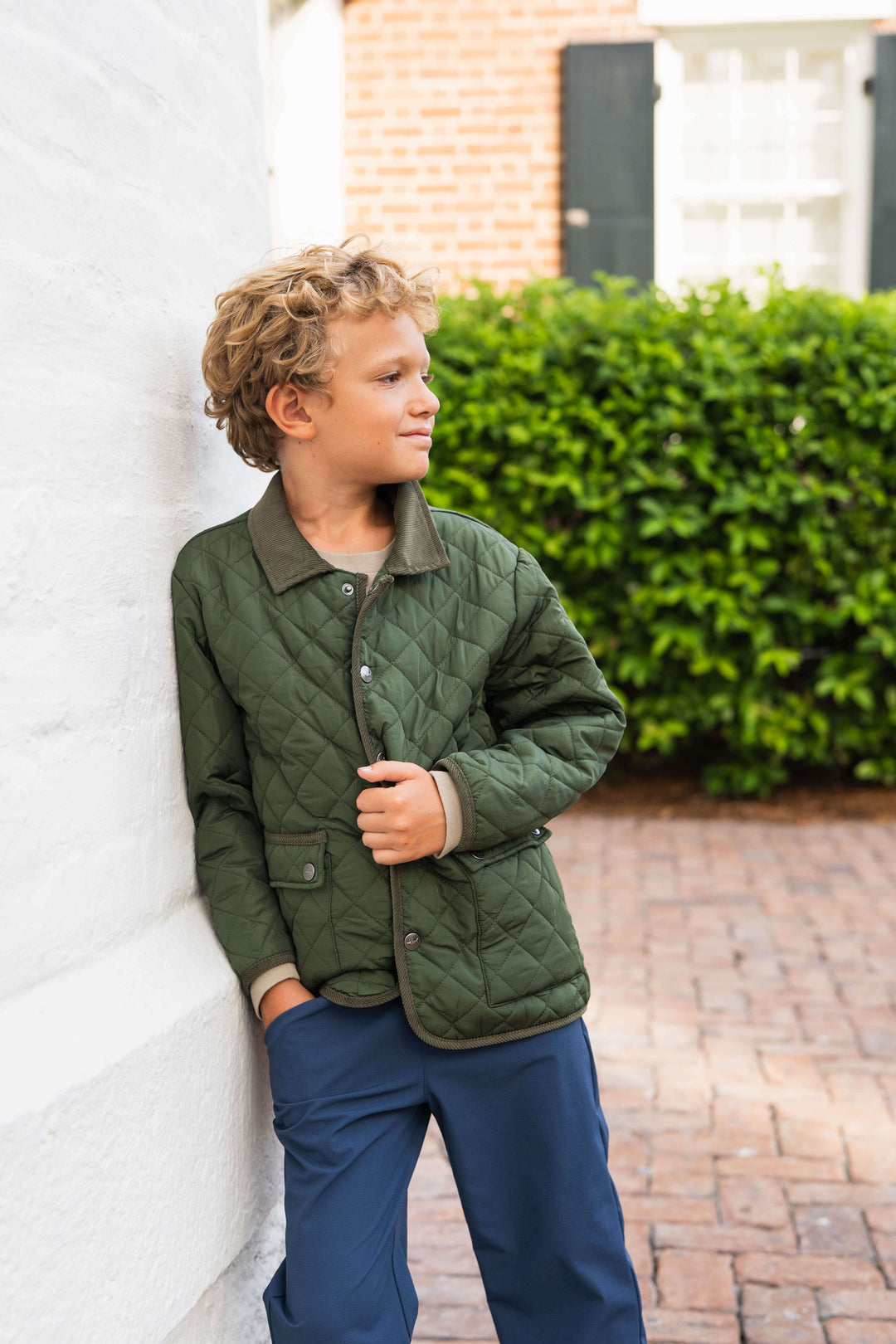 Derby Quilted Jacket Green