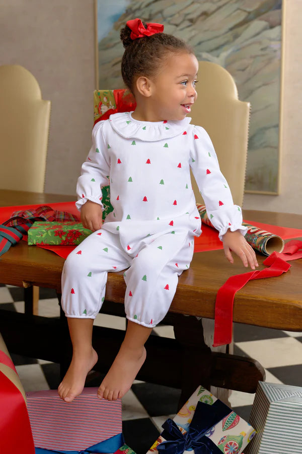 LS Ramona Ruffle Romper Thomas Point Tree Farm