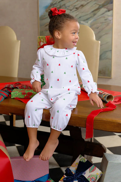LS Ramona Ruffle Romper Thomas Point Tree Farm