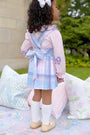 LS Ramona Ruffle Collar Shirt & Onesie Palm BP Palisades Purple