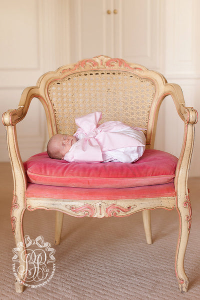 Bow Swaddle Palm Beach Pink