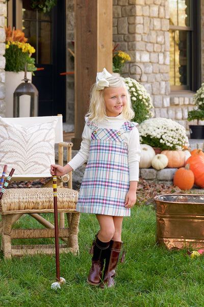 Juila Jumper Woven Yarn Ardmore Pier Plaid